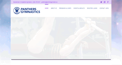 Desktop Screenshot of panthersgymnastics.ca